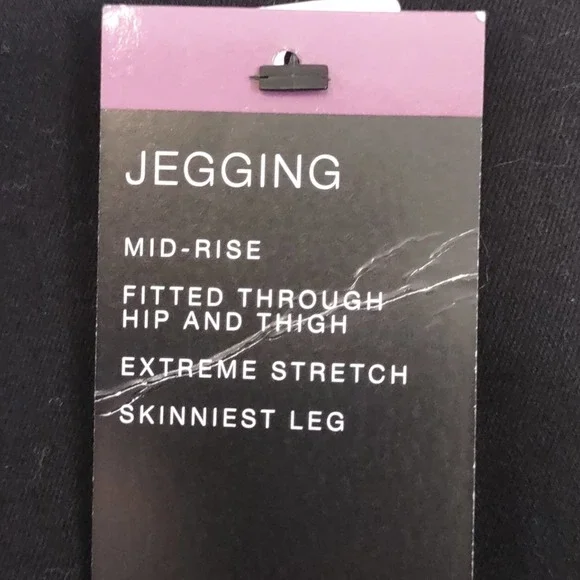 a.n.a - Mid Rise Skinny Jegging Jeans 18 Black - Picture 6 of 11